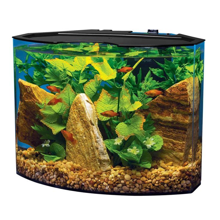 Kit de acuario acrílico Tetra Crescent, LED de bajo consumo
