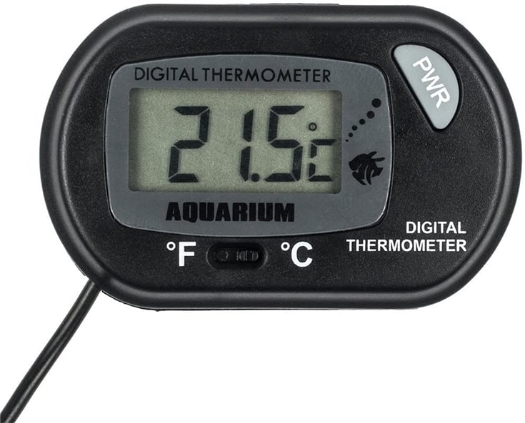 Termómetro digital para acuario Zacro LCD Temperatura del terrario del agua del tanque de peces